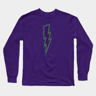 Purple Lightning Bolt Long Sleeve T-Shirt